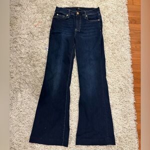 7 for all mankind dark wash flare Jeans